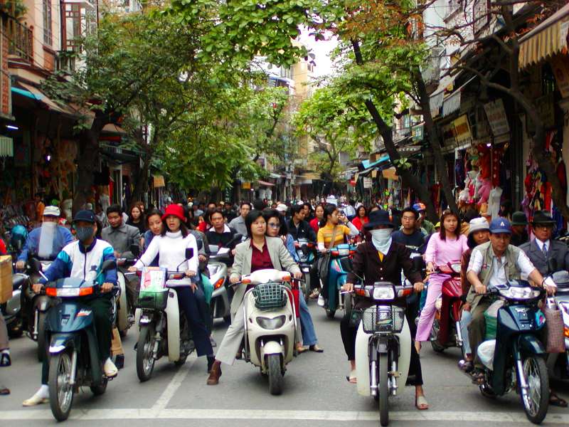 Saigon, traffic jam